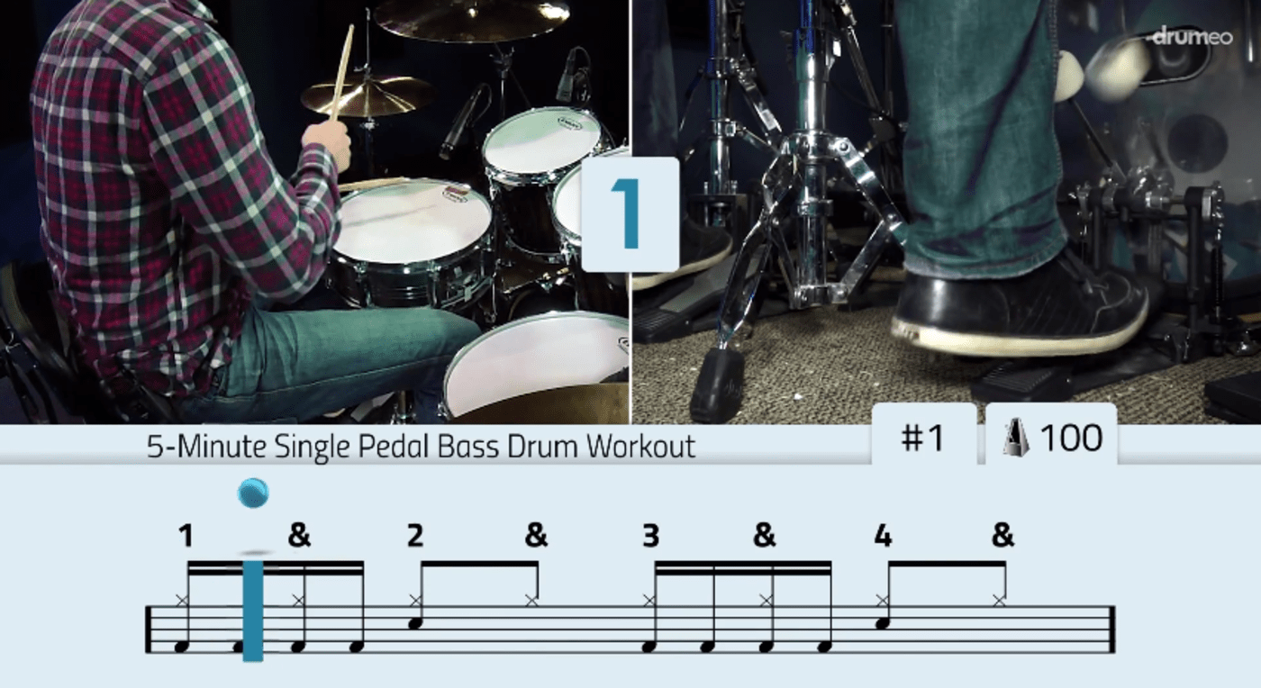 5Minute Single Pedal Bass Drum Workout